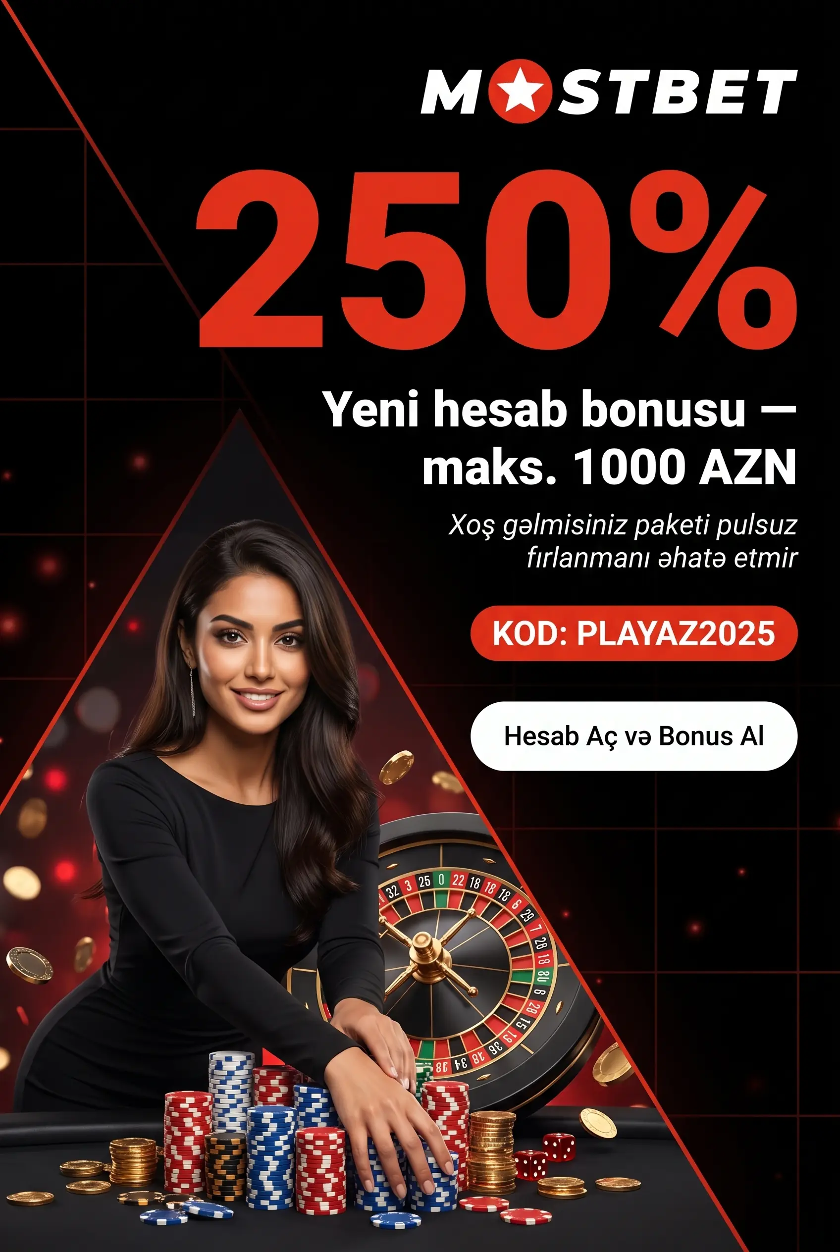 Bonus elanı PLAYAZ2025