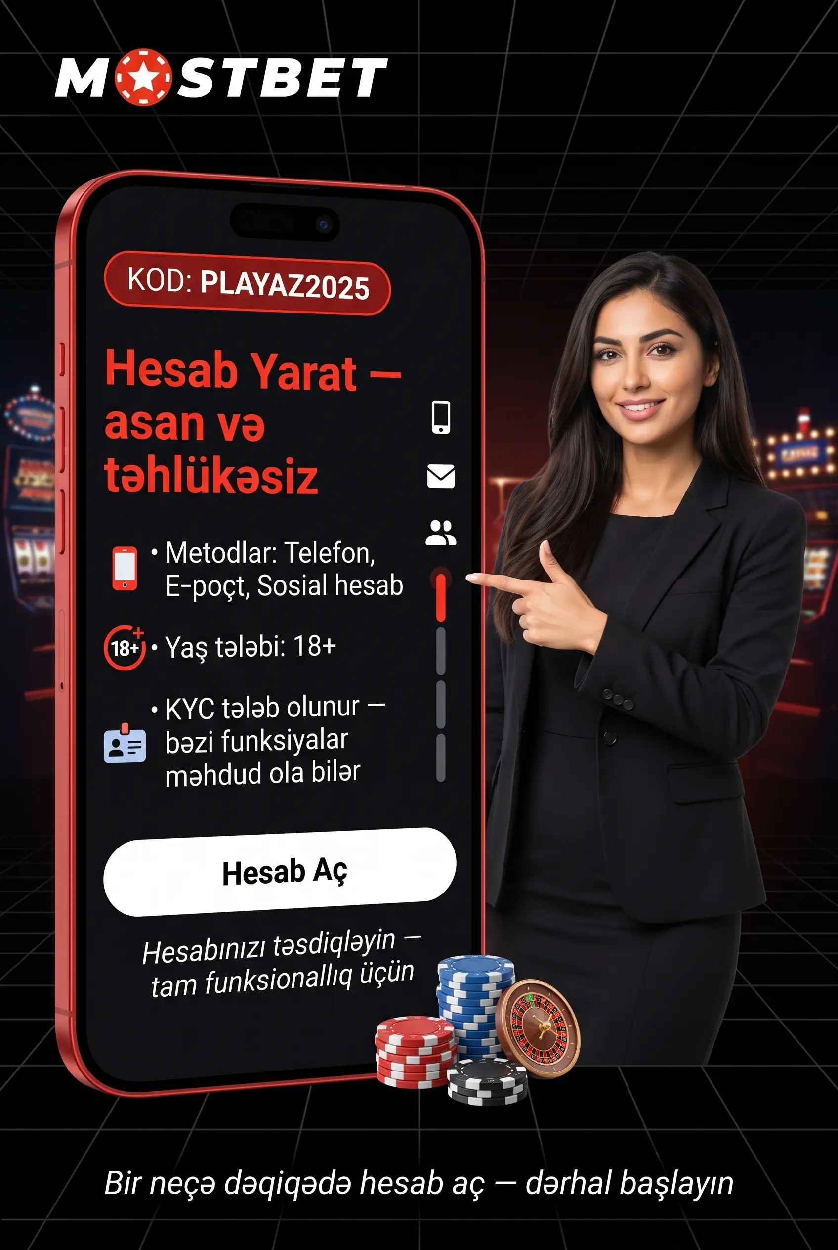 Hesab yaratma modulu