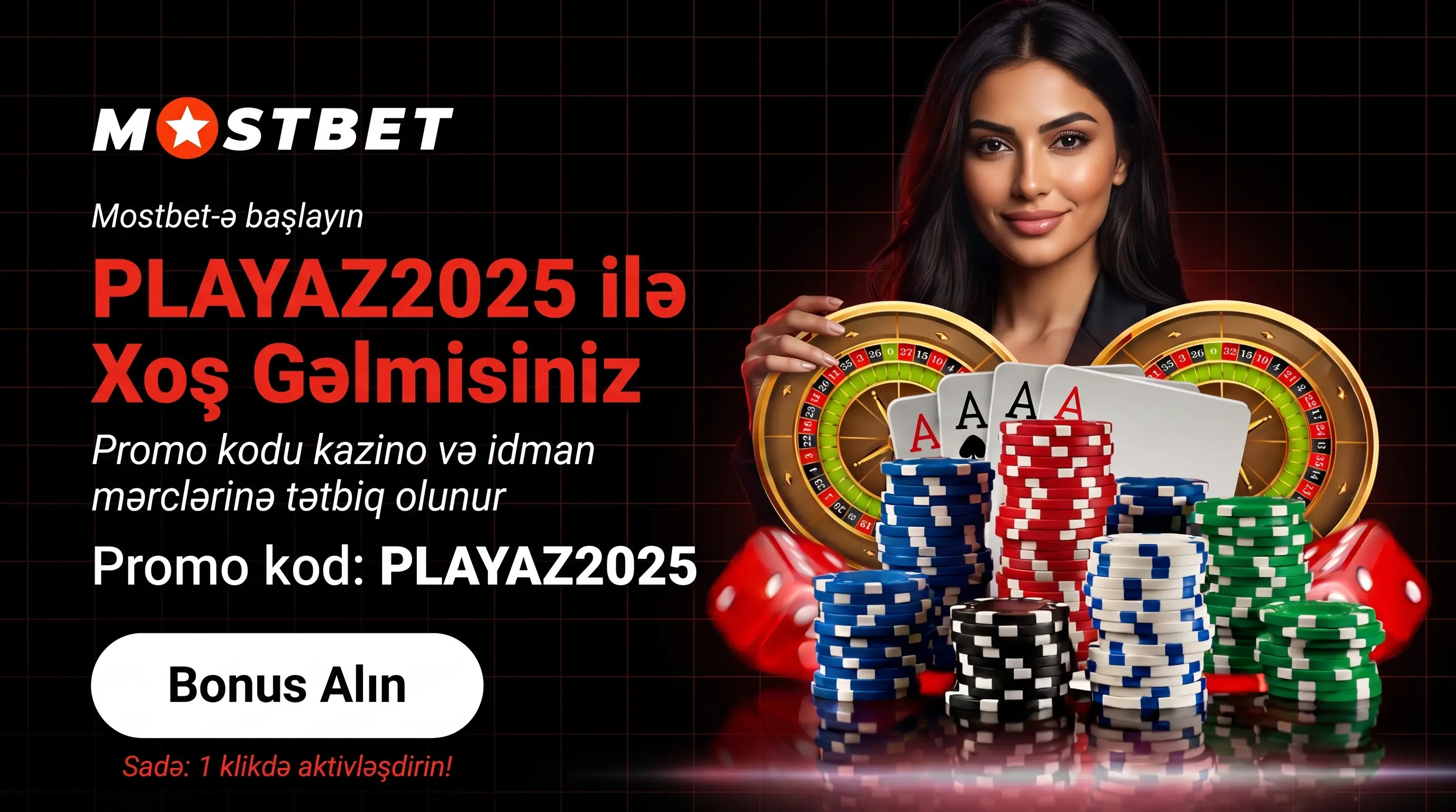 PLAYAZ2025 promo kodu və Mostbet Azərbaycan bonusları