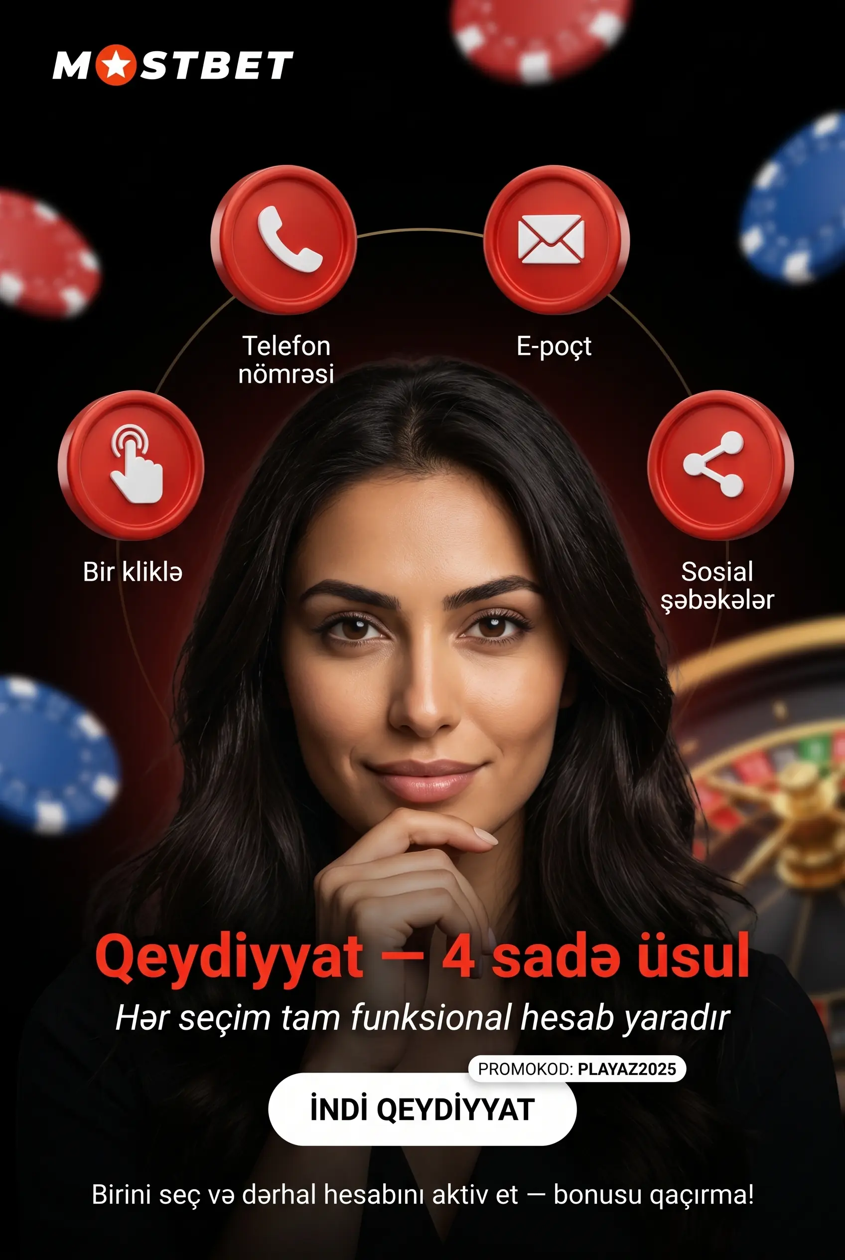 Qeydiyyat üsulları dörd variant