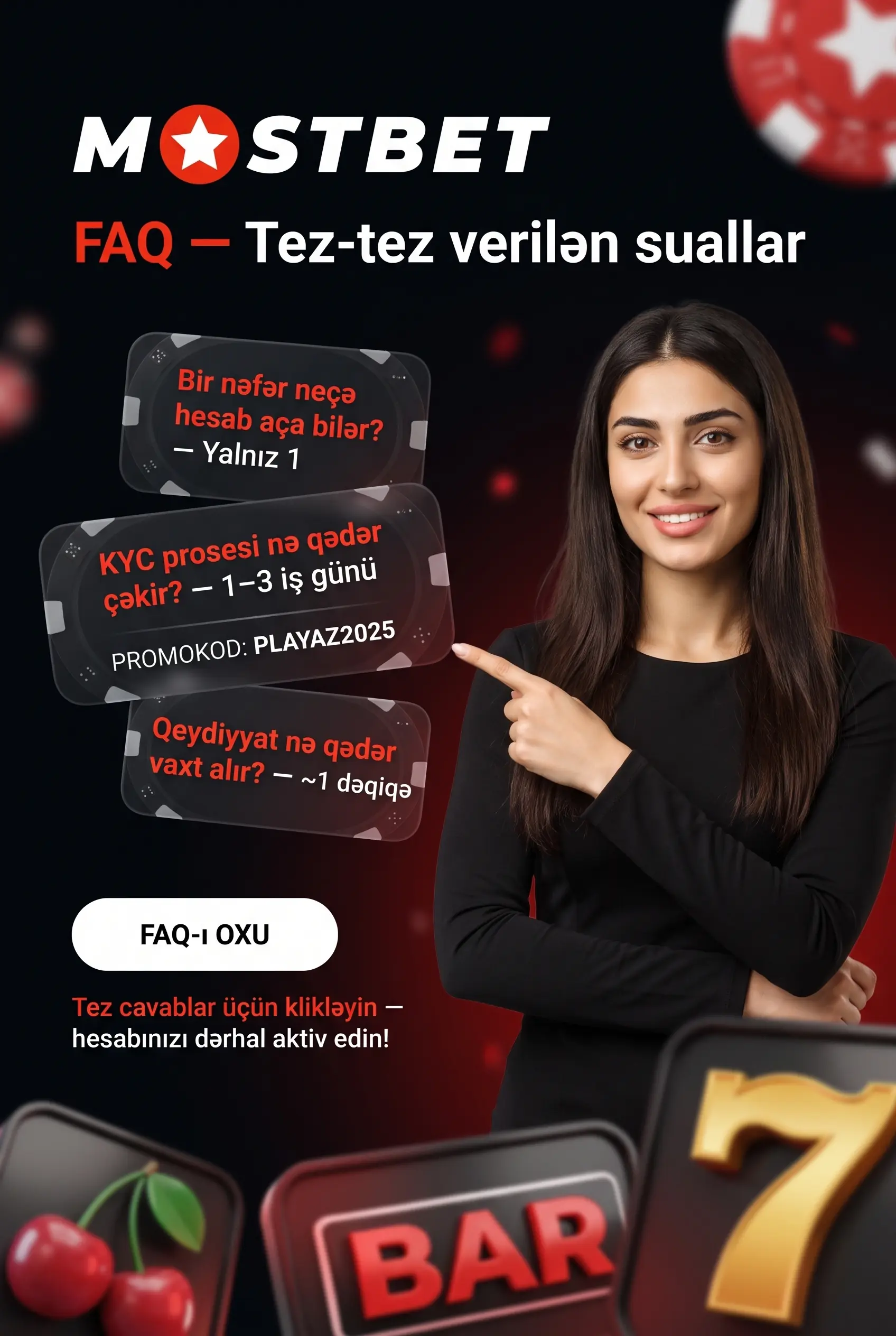 Hesab qeydiyyatı FAQ